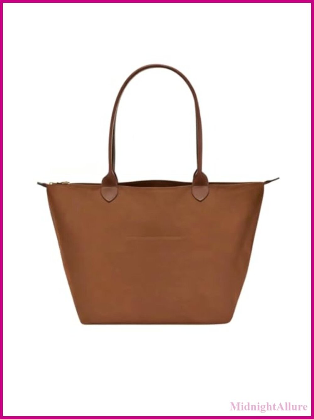 Large Nylon Work Tote Bag for Women Lightweight Commuter Shoulder Bag